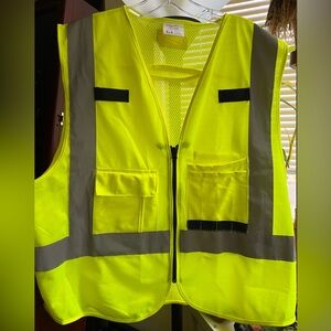 Milwaukee Yellow Safety Vest with Reflective Stripes